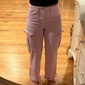 SHEIN Pink Cargo Pants